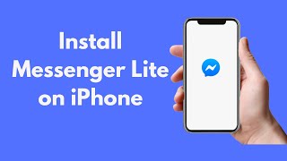 How to Install Messenger Lite on iPhone 2021 [upl. by Annoyk690]