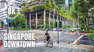 Singapore City 8K Downtown Core Cycling Tour June 2021 [upl. by Amla]