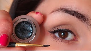 How To Apply Gel Eyeliner Brushes Tips and More [upl. by Maroney165]