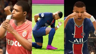 KYLIAN MBAPPE IN EVERY FIFA 1624 [upl. by Aiouqes]