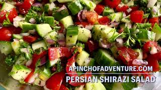 Shirazi Salad [upl. by Tonneson]