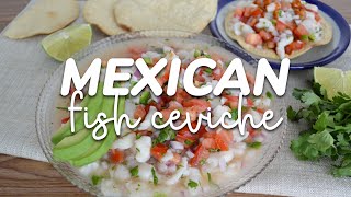 The best Mexican fish ceviche so easy [upl. by Selene]