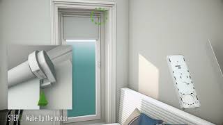 How to change manual roller blinds to motorized [upl. by Aicelet]