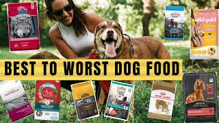 Best To Worst Dog FOOD Ranking Dog food brands Premium dog food to Affordable dog food GENERAL [upl. by Ailongam530]