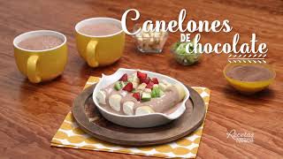 CANELONES DE CHOCOLATE ABUELITA® [upl. by Nanette]