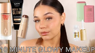 Easy Everyday 10 Minute GLOWY Makeup  Blissfulbrii [upl. by Tomi]