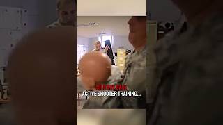 Military base active shooter scenario training‼️🤯 military army combat war [upl. by Iaj]