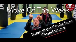 MOVE OF THE WEEK  Baseball Bat Choke  from closed Guard [upl. by Nit]