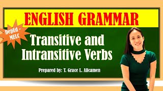 TRANSITIVE AND INTRANSITIVE VERBS  ENGLISH GRAMMAR [upl. by Farris916]