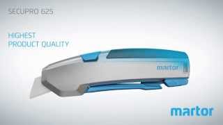 Safety knife MARTOR SECUPRO 625 Product Video GB [upl. by Zamir]