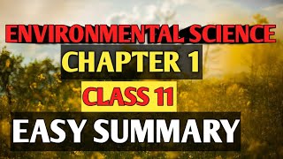 Environmental science chapter 1 Class 11jkboseashecenvironmental studiesenvironmental education [upl. by Samuel]