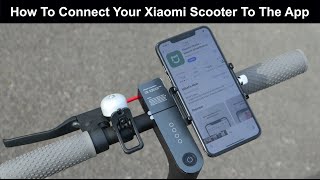 How To Connect To Your Xiaomi Electric Scooter To The Smartphone App [upl. by Ednyl]