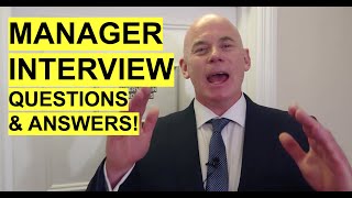 MANAGER Interview Questions and Answers How to PASS a Management Job Interview [upl. by Htrap]