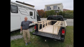 DIY TRUCK CAMPER  DODGE DAKOTA  PART 1 [upl. by Nahsar823]