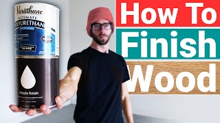 What Finish Should I Use  Woodworking Beginner Tips [upl. by Alleon]