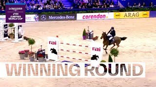 Henrik von Eckermann makes the Dutch crowd go ballistic  Longines FEI Jumping World Cup™ [upl. by Nedlog]