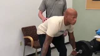 Steelers Ryan Shazier Lifts Weights as He Works Toward Return to Football [upl. by Clary]