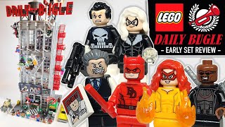 LEGO Marvel Daily Bugle 76178  2021 Early Set Review [upl. by Jahn456]