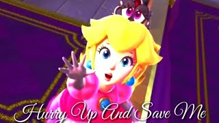 Princess Peach AMV  Hurry Up And Save Me With Lyrics [upl. by Niletac196]