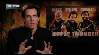 Ben Stiller interview Tropic Thunder [upl. by Florry744]