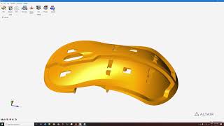 Injection Molding Simulation using Altair Inspire Mold [upl. by Adamson]