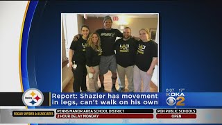 Report Steelers Ryan Shazier Has Movement In Legs Cannot Walk On His Own [upl. by Relyk666]