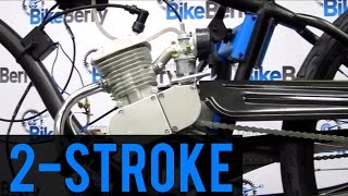 How To Install 80cc 2Stroke Bicycle Engine Kit FULL DVD 66cc 48cc 50cc [upl. by Aharon]