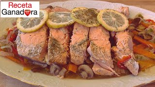 Salmón al papillote  Receta ganadora [upl. by Korwin407]