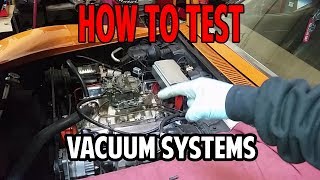 How to test Vacuum operated systems on a C3 Corvette [upl. by Mairem]