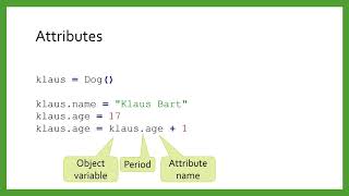 Attributes and Methods [upl. by Schilt]