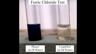 Ferric Chloride Test for Phenols [upl. by Suiramad]