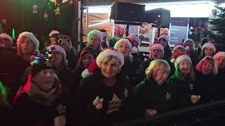 WHAT CHRISTMAS MEANS TO ME Rock Choir at Birkdale Lights Switch On 1st December 2024 [upl. by Eded270]