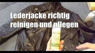 83metoo Lederjacke richtig reinigen und pflegen [upl. by Gothart337]