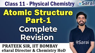 Class 11 Chapter 2 Atomic Structure Part 1  Chemistry Revision eSaral  JEE NEET [upl. by Lydia]