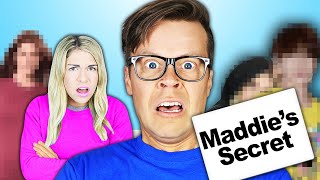 Maddie SECRET REVEAL with Strangers in Our HOUSE Challenge [upl. by Nahpos]