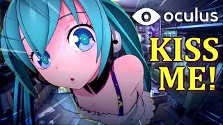 Hatsune Miku EATS ME In Virtual Reality [upl. by Fritzie615]