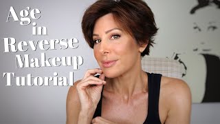 Youthful Glowy Makeup Tutorial for Mature Women  Age in Reverse  Dominique Sachse [upl. by Cinamod495]