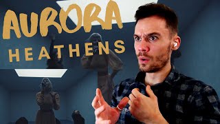 REACTING TO AURORA  Heathens Live Performance [upl. by Ker357]