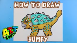 How to Draw BUMPY from CAMP CRETACEOUS [upl. by Mathews]