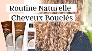 Routine naturelle cheveux bouclés avec Desert Essence [upl. by Joeann276]