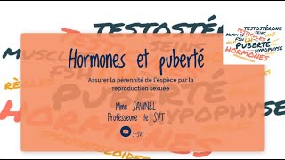 Hormones et Puberté SVT cycle 4 [upl. by Borries]