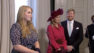 Terugkijken Prinses Amalia uitgebreid aan het woord [upl. by Idoj]