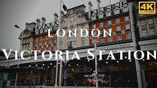 London Victoria Station Walk Through England 4K [upl. by Bellina]