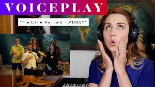 VoicePlay quotThe Little Mermaid  MEDLEY ft Rachel Potter REACTION amp ANALYSIS by Vocal Coach [upl. by Quirk]