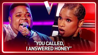 CHURCH SINGER blows coach Jennifer Hudson away with incredible HIGH NOTES  Journey 134 [upl. by Wahs]