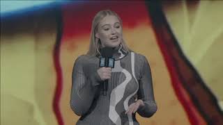 Iskra Lawrence speaks at WE Day UK  6 March 2019 [upl. by Aleacem]