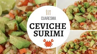 CEVICHE DE SURIMI  ALE DE NAVA [upl. by Eanej]