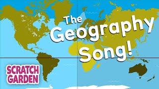 The Geography Song  Globe vs Map Song  Scratch Garden [upl. by Noiram]