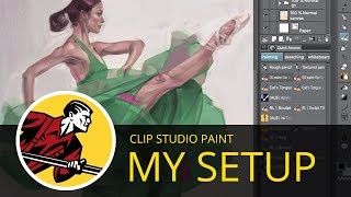 My Clip Studio Paint Setup [upl. by Razaile]