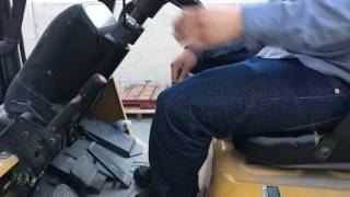 How to operate forklift [upl. by Ahsiak]